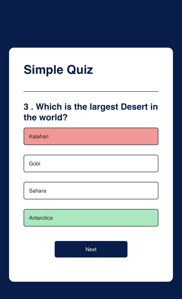 Quiz App