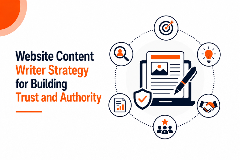 Website Content Writer Strategy for Building Trust and Authority