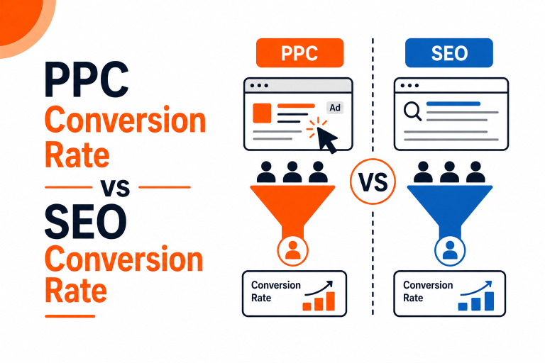PPC Conversion Rate vs SEO Conversion Rate: What Is the Difference?